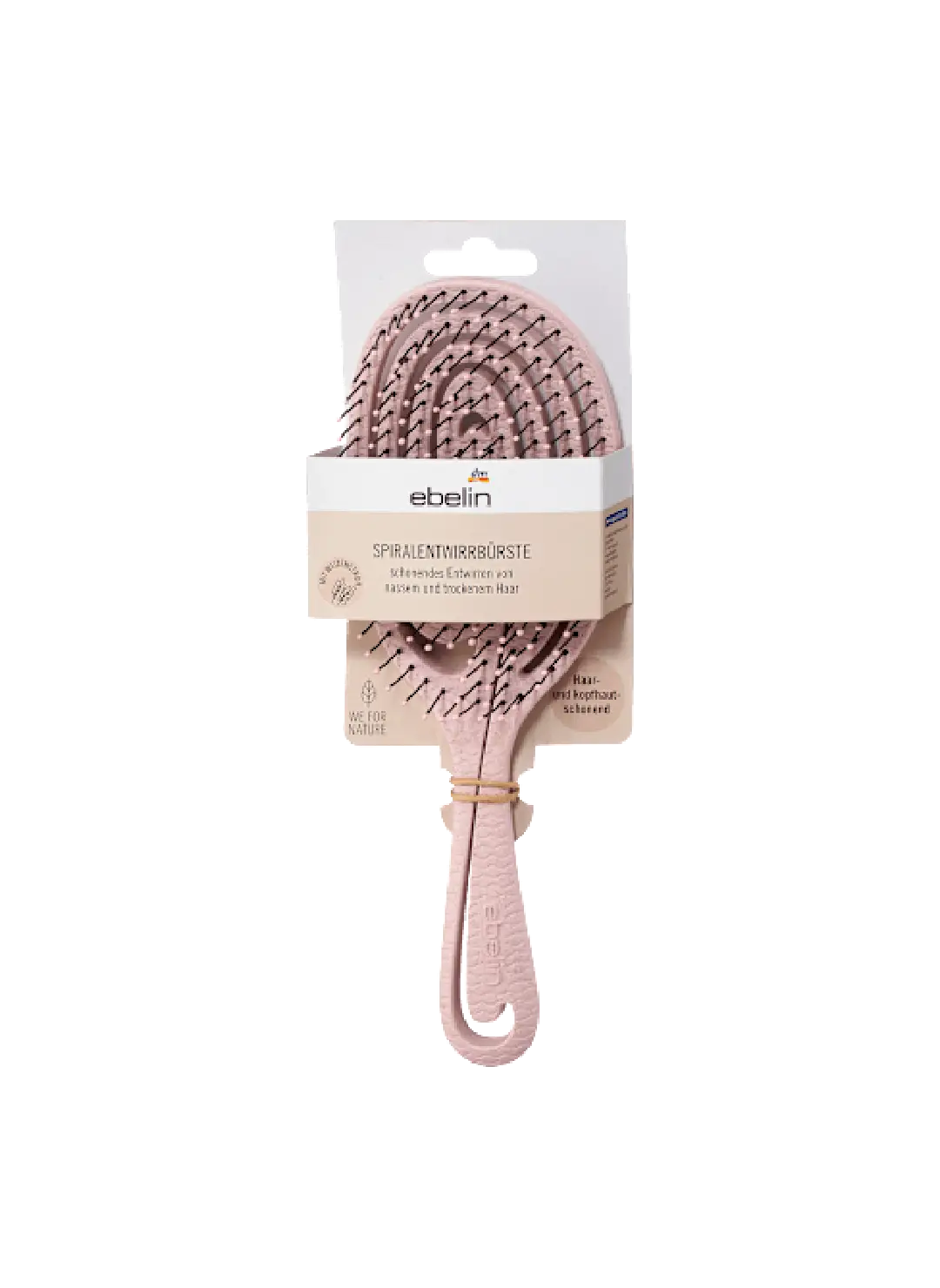 Spiral detangling brush